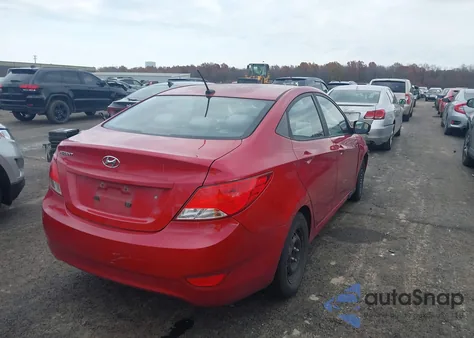 2016 Hyundai Accent Se z USA, uszkodzony, nr VIN KMHCT4AE5GU093733
